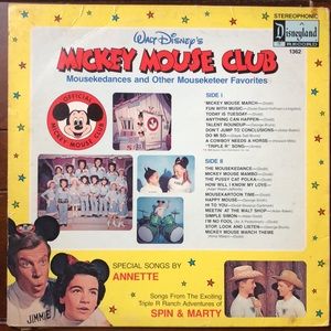 Walt Disney Mickey Mouse Club Vinyl Lp '74
